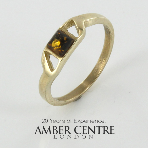 Estate Baltic Amber Ring in 14kt Yellow Gold | Burton's – Burton's Gems and  Opals