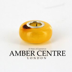 Amber Trolls fits all charm bracelets German Baltic Amber 925 Ag RRP£45!!! CHA3