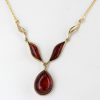 Italian Handmade German Baltic Amber Necklace in 9ct solid Gold- GN0020 RRP£525!!!