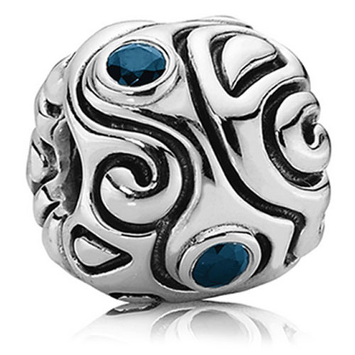 Genuine Pandora Silver Indigo Zirconia Day Dream Charm - 790869SSL RRP£115!!!