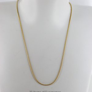 Classic Italian Made Fine Snake Chain 9ct solid Gold 16 Inch 0.7mm - GCH002 RRP£175!!