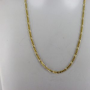Italian Made Elegant Figaro Chain 9ct Gold 16 Inch /41 cm- GCH007 RRP£250!!!