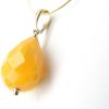 Italian Handcrafted German Antique Butterscotch Amber Teardrop Pendant with 9ct solid Gold Loop GP0299 RRP£225!!!