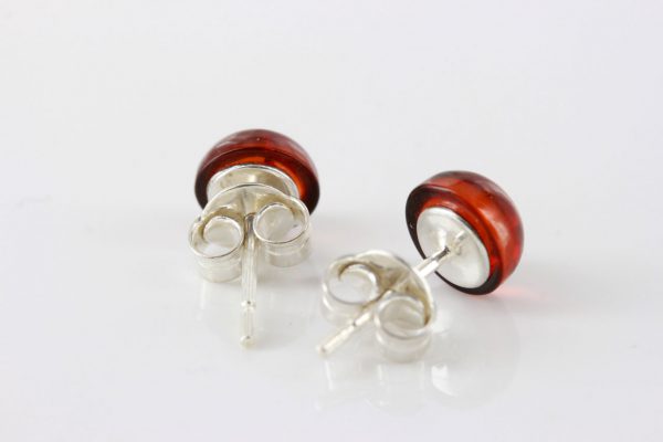 Italian Style German Classic Baltic Amber Stud Earrings ST0122 RRP£12!!!