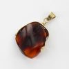 Mexican/Dominican Unique and Rare Amber Pendant in 14ct solid Gold -GPM005-RRP£525!!!