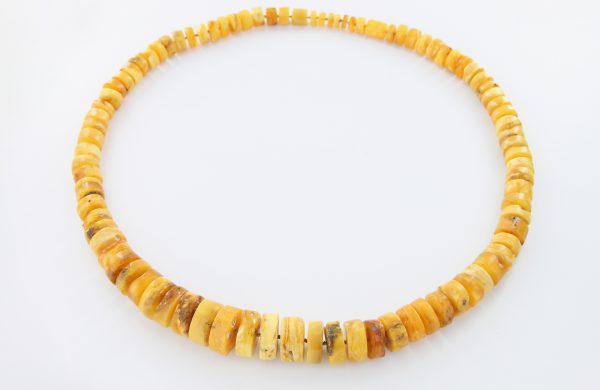 German Baltic Amber Rare Antique Natural Handmade Bead Necklace A0150 RRP£6990!!!