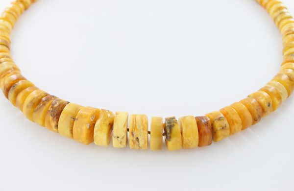 German Baltic Amber Rare Antique Natural Handmade Bead Necklace A0150 RRP£6990!!!