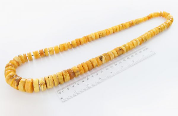 German Baltic Amber Rare Antique Natural Handmade Bead Necklace A0150 RRP£6990!!!