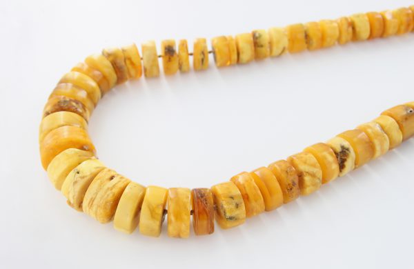 German Baltic Amber Rare Antique Natural Handmade Bead Necklace A0150 RRP£6990!!!