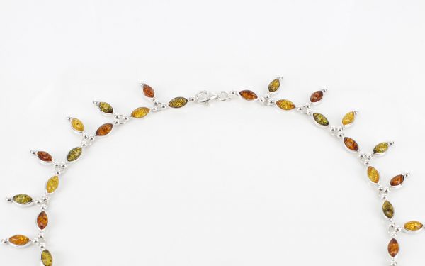 Baltic Amber Necklace Italian Made Gorgeous Droplet Assorted N079 RRP£295!!!