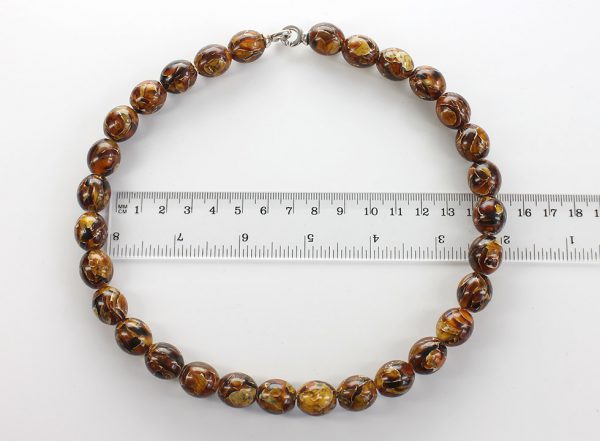 Handmade Genuine Baltic Amber Beads Mosaic Unique design - A0043 RRP£295!!!
