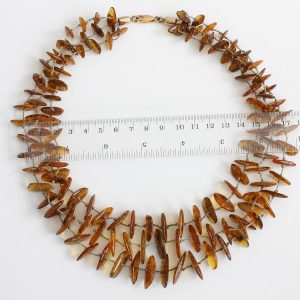 German Healing Unique Natural Baltic Amber Handmade Necklace A0081- RRP 185!!!