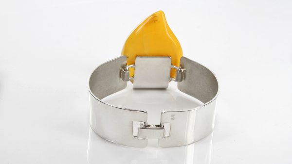 German Baltic Butterscotch Antique Amber Bangle in 925 Solid Sterling SILVER -BAN128 RRP £1000!!!