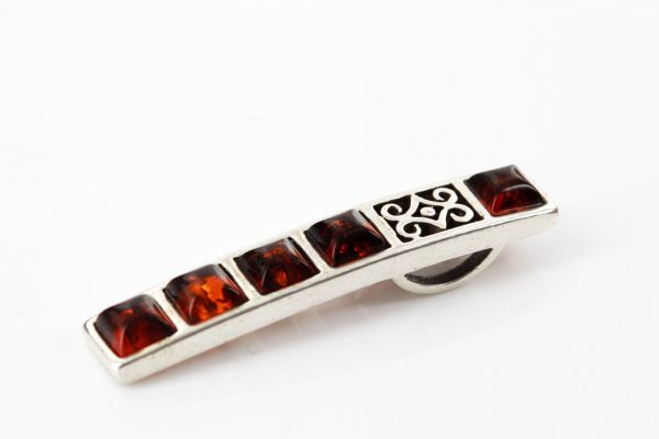 Pendant German Baltic Amber In 925 Silver Hand Made PD068 – RRP£30!!!