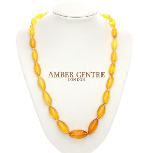 German Genuine Antique Baltic Amber Bead Unique Necklace - A0008- RRP£1750!!!