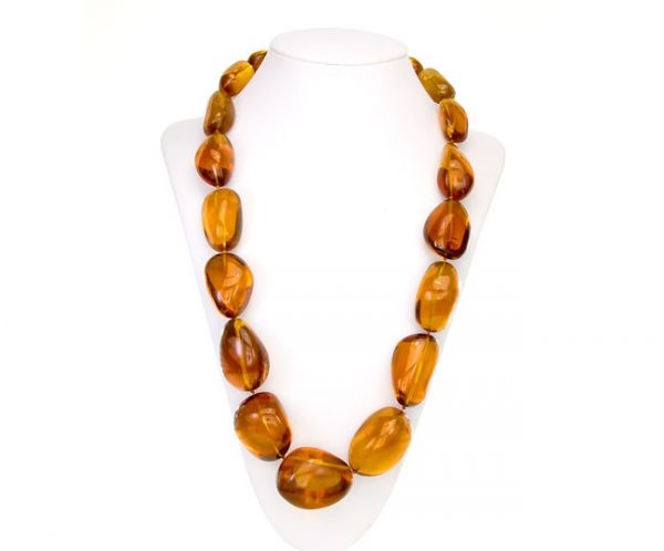 Dominican Handmade Genuine Amber Bead Necklace Unique - A0189 - RRP£14250!!!