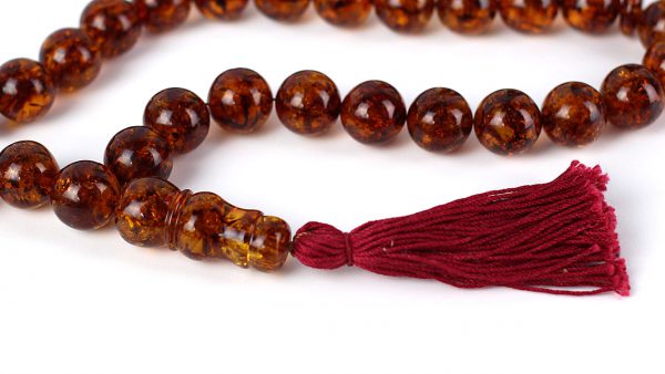 Genuine German Handmade Unique Baltic Amber Worry Beads - AW0018 RRP£1295!!!