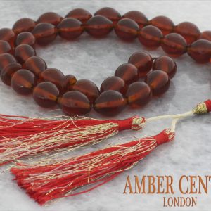 Genuine German Handmade Baltic Amber Worry Beads - AW0079 RRP£350!!!