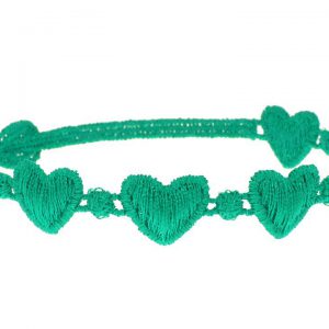 Cruciani Turquoise Green Hearts Bracelet