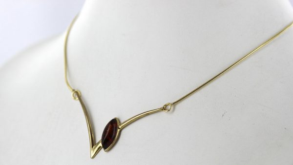 Italian Handmade German Baltic Amber Necklace in 9ct solid Gold- GN0076 RRP£475!!!