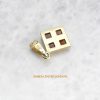 Italian Made Modern Elegant German Amber Pendant in 9ct solid Gold -GP0059 RRP£125!!!