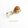 Italian Made Vintage Setting Baltic Amber Pendant in 9ct solid Gold-GP0106 RRP£125!!!