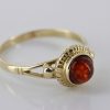 Italian Handmade Elegant German Baltic Amber Ring in 9ct solid Gold-GR0034 RRP £195!!!