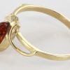 Italian Unique Handmade German Baltic Amber Ring in 9ct solid Gold- GR0161 RRP £195!!!