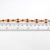 ITALIAN MADE UNIQUE GERMAN BALTIC AMBER BRACELET IN 18CT solid GOLD -GBR103 RRP£1000!!!