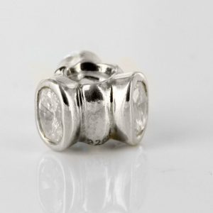 Pandora Charm - Silver Cubic Zirconia "CAT'S EYE " RETIRED! - 790289CZ RRP£65!!!