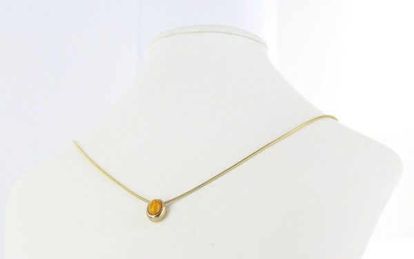 Antique Butterscotch German Baltic Amber Pendant In 9ct solid Italian Gold GP0036Y RRP£135!!!